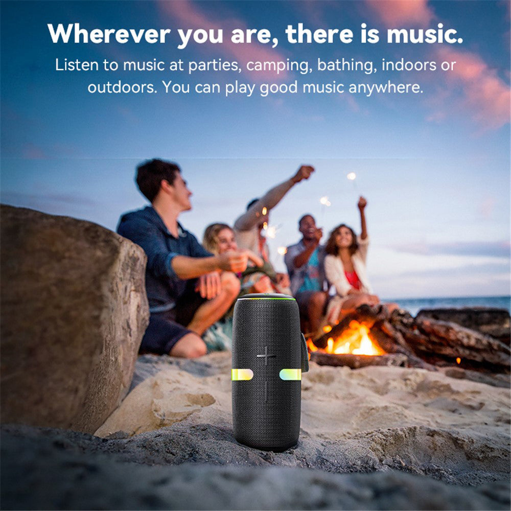 Hordozható Bluetooth Hangszóró Yesido YSW22, 30W, RGB, Vízálló, Fekete