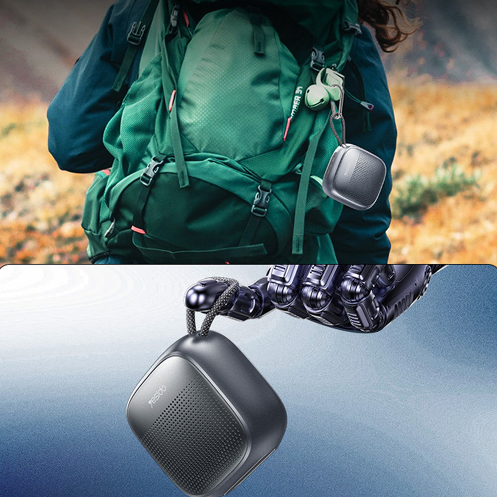 Hordozható Bluetooth Hangszóró Yesido YSW24, 5W, Vízálló, Fekete