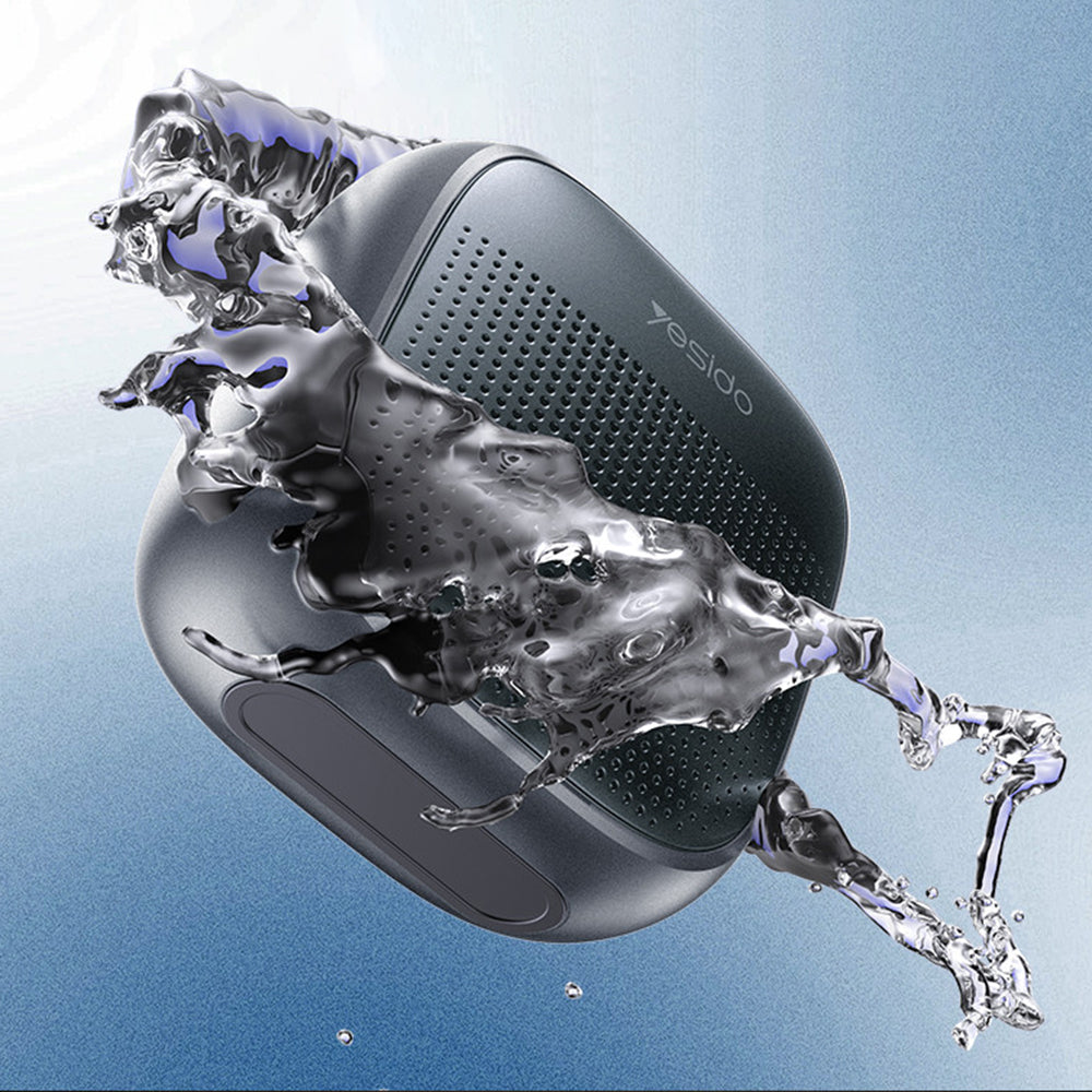 Hordozható Bluetooth Hangszóró Yesido YSW24, 5W, Vízálló, Fekete