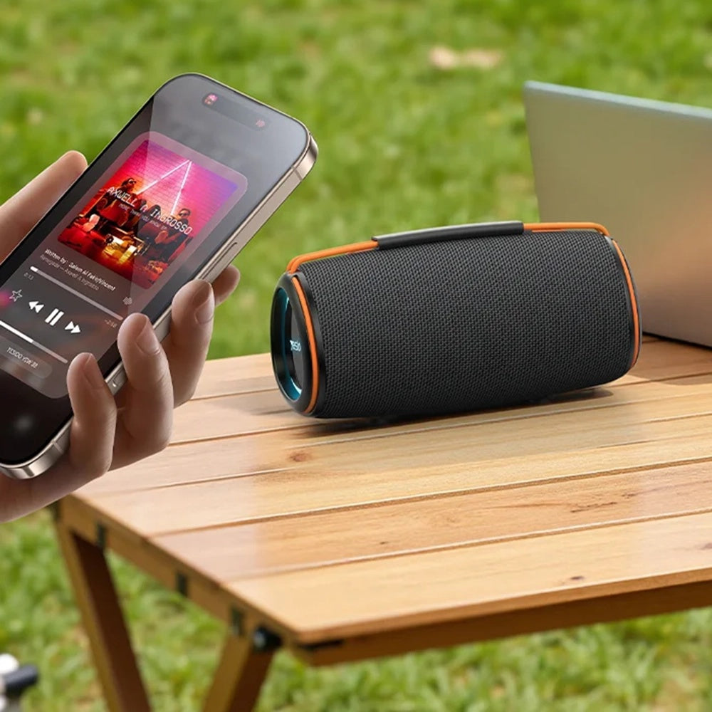 Hordozható Bluetooth Hangszóró Yesido YSW38, 30W, TWS, RGB, Fekete