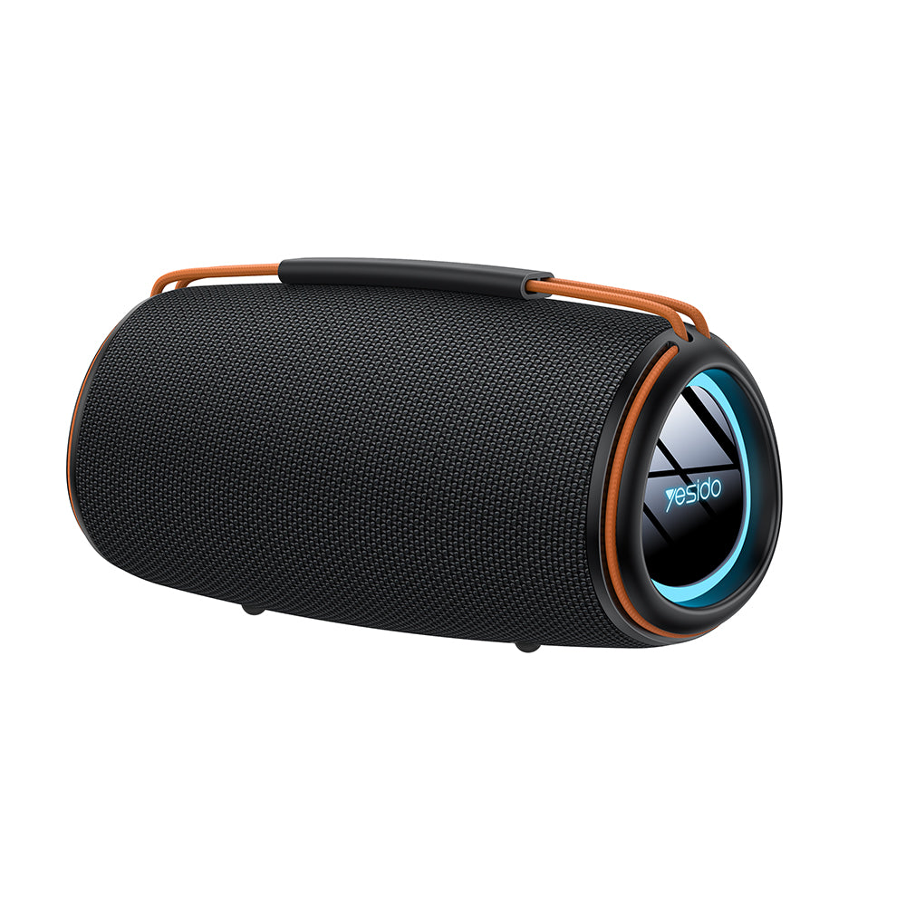 Hordozható Bluetooth Hangszóró Yesido YSW38, 30W, TWS, RGB, Fekete