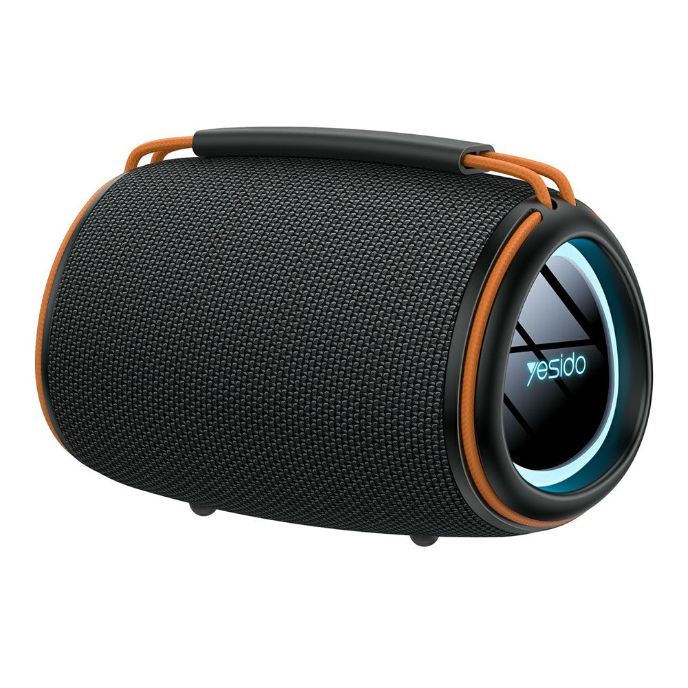 Hordozható Bluetooth Hangszóró Yesido YSW39, 20W, TWS, RGB, Fekete
