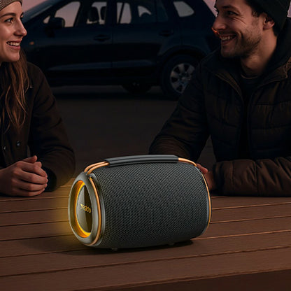 Hordozható Bluetooth Hangszóró Yesido YSW39, 20W, TWS, RGB, Fekete