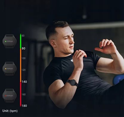 Cycplus H1 Fekete Szívritmus Monitorozó Karkötő
