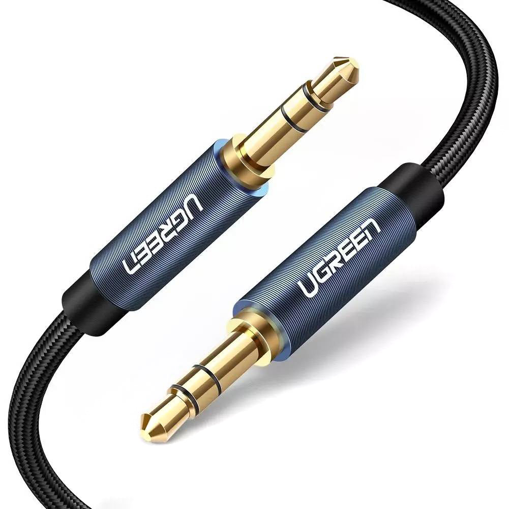 Audio kábel 3.5mm - 3.5mm UGREEN AV112, 1m, Kék