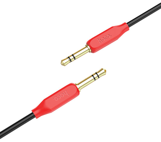 3,5 mm-es audio kábel - 3,5 mm-es HOCO UPA11, 1 m, fekete
