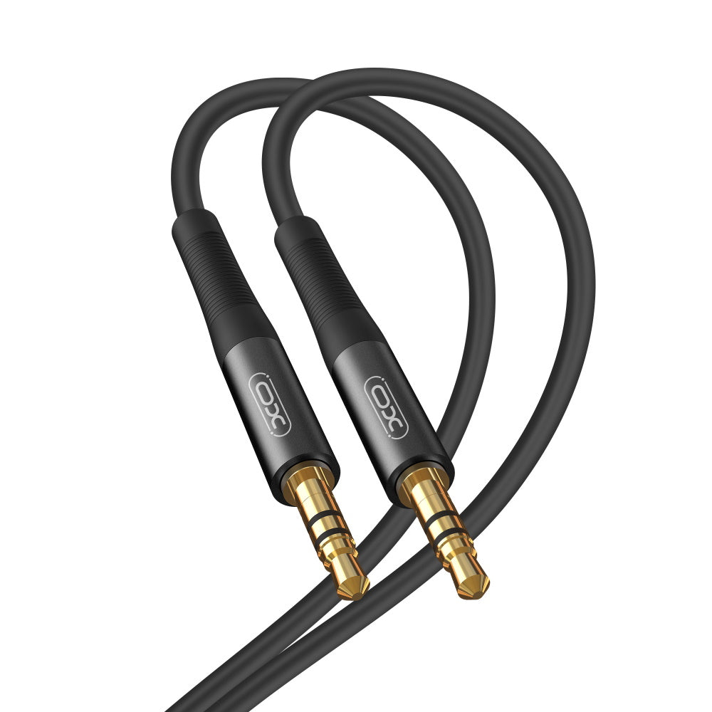 Audio kábel 3.5mm - 3.5mm XO Design NB-R175B, 2m, Fekete