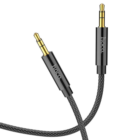 Audio kábel 3.5mm - 3.5mm HOCO UPA19, 2m, Fekete