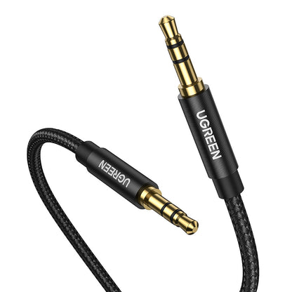 Audio kábel 3.5mm - 3.5mm UGREEN AV112, 1m, Fekete