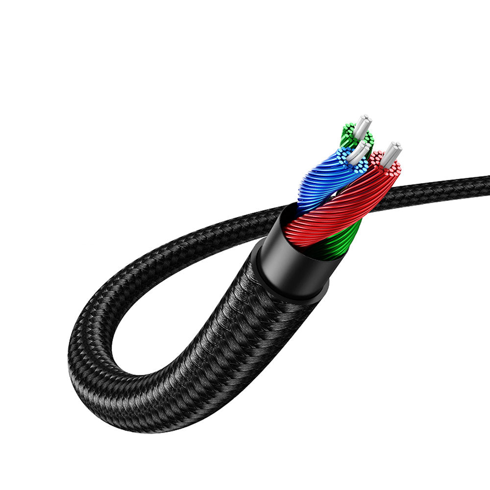 Audio kábel 3.5mm - 3.5mm UGREEN AV112, 1m, Fekete