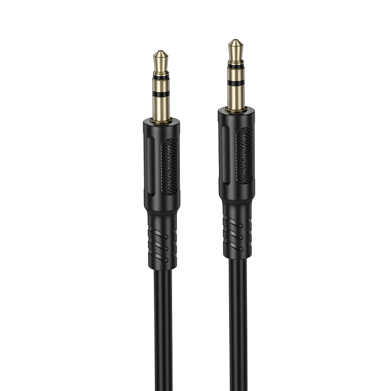 Audio kábel 3.5mm - 3.5mm Borofone BL25 Nice, 1m, Fekete