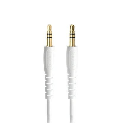Audio kábel 3.5mm - 3.5mm XO Design NB-R270, 1m, Fehér