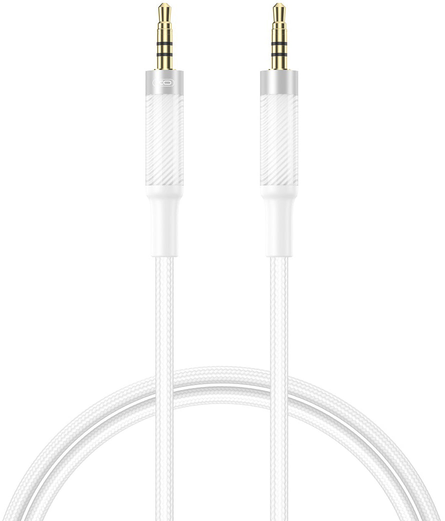 Audio kábel 3.5mm - 3.5mm XO Design NB-R279C, 1m, Fehér