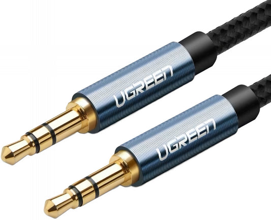3,5 mm-es audio kábel - 3,5 mm-es UGREEN AV112, 2 m, kék