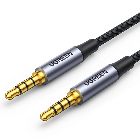 3,5 mm-es audio kábel - 3,5 mm-es UGREEN AV183, 1,5 m, fekete