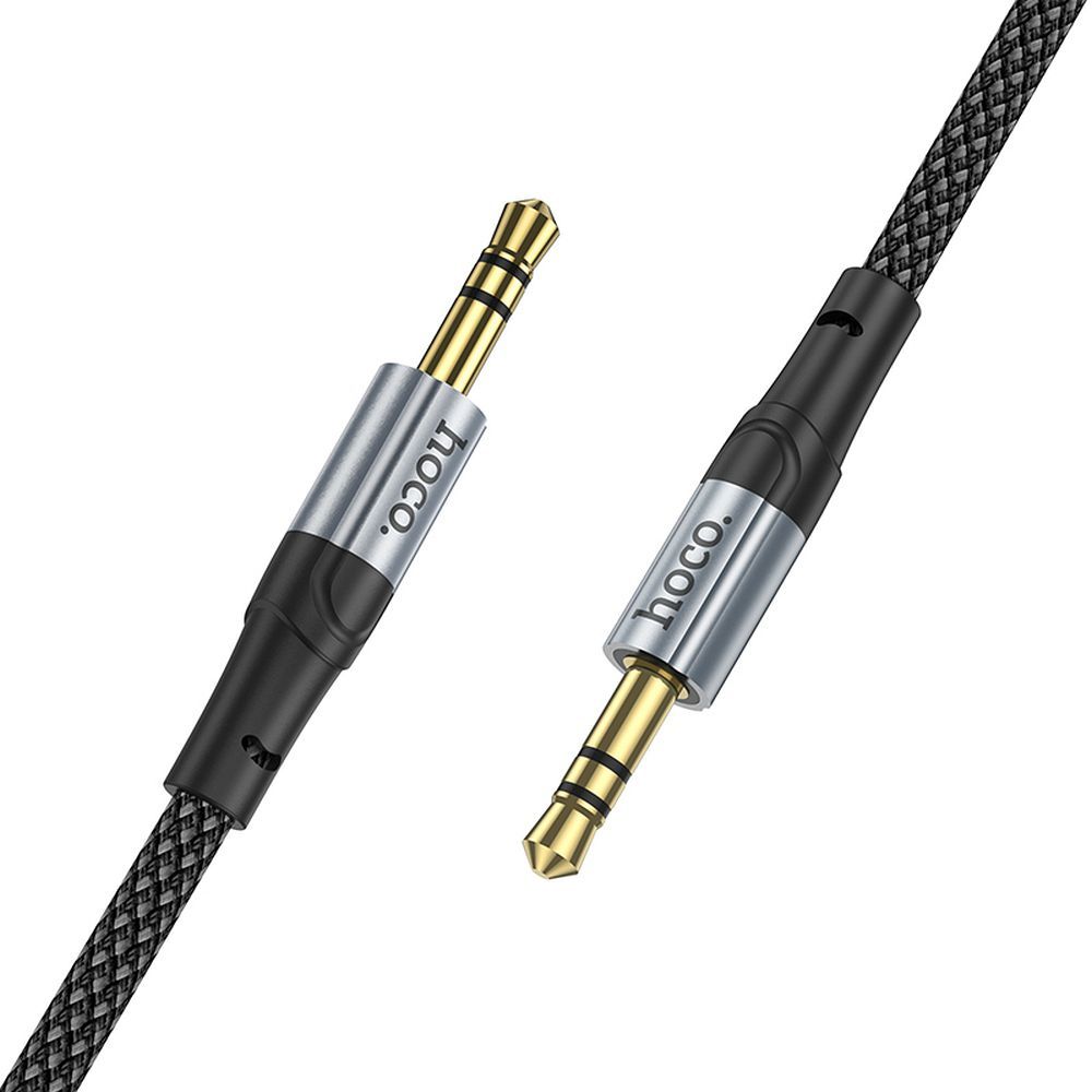 Audio kábel 3.5mm - 3.5mm HOCO UPA26, 1m, Fekete