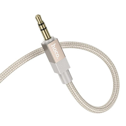Audio kábel 3.5mm - 3.5mm HOCO UPA32, 1m, Arany