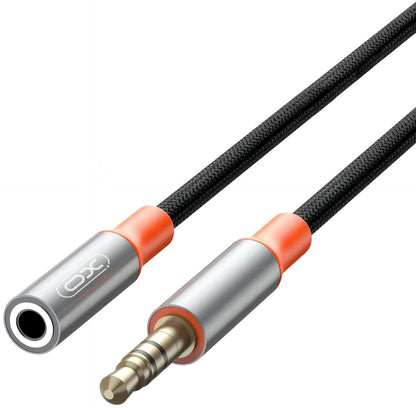 Audio kábel 3.5mm - 3.5mm XO Design NB-R269A, 1m, Fekete