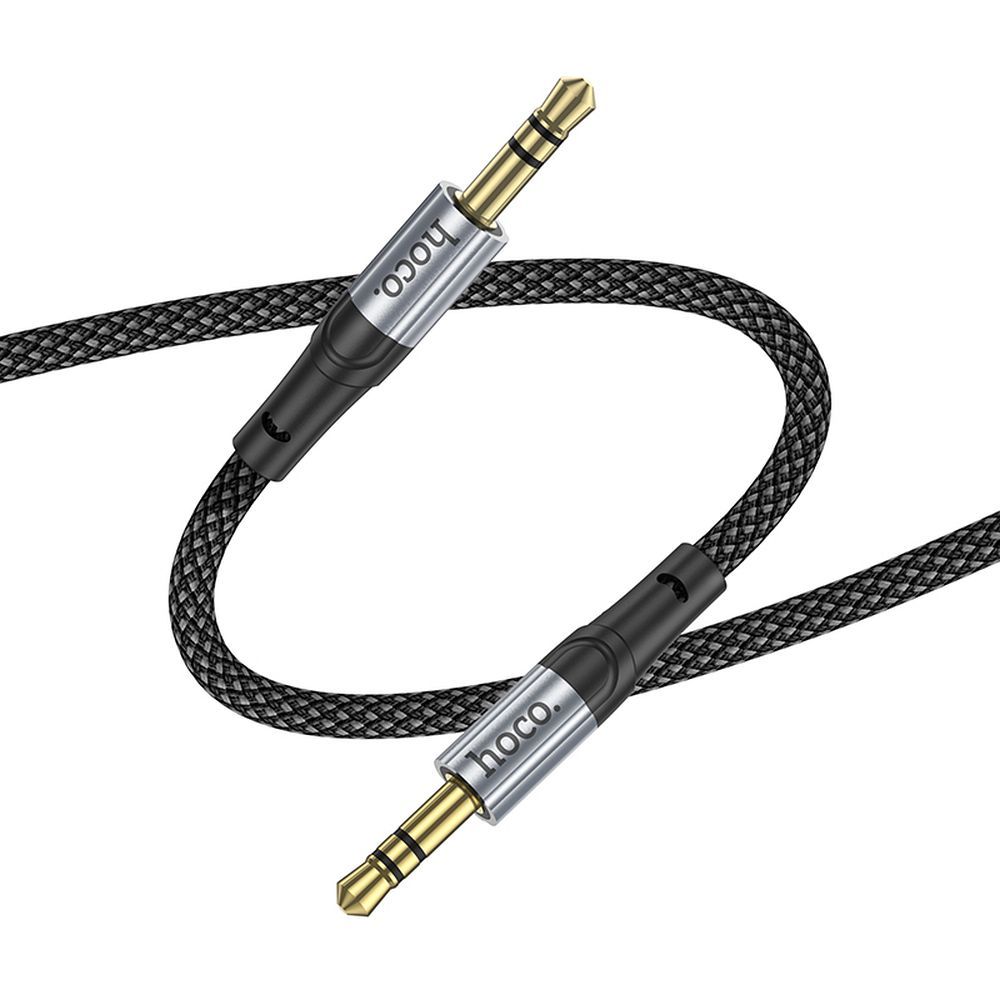 Audio kábel 3.5mm - 3.5mm HOCO UPA26, 1m, Fekete