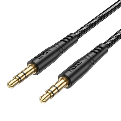 Audio kábel 3.5mm - 3.5mm HOCO UPA24, 1m, Fekete