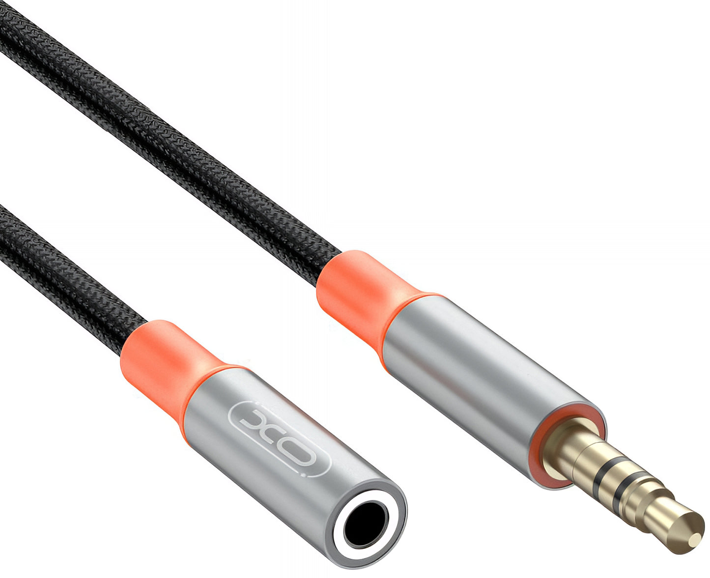 Audio kábel 3.5mm - 3.5mm XO Design NB-R269A, 1m, Fekete