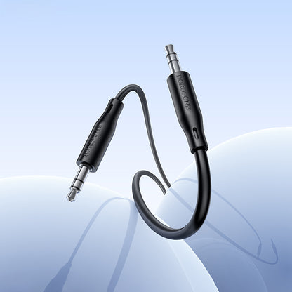 3,5 mm-es audio kábel - 3,5 mm-es Borofone BL26 Standard, 1 m, fekete