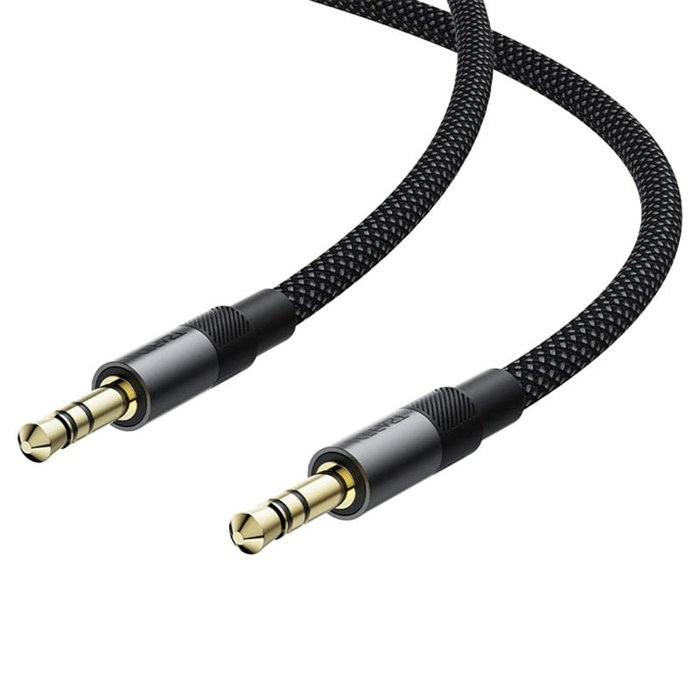 Audio kábel 3.5mm - 3.5mm Acefast J10, 1m, Fekete