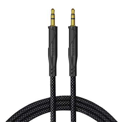 Audio kábel 3.5mm - 3.5mm Lito LA02, 1m, Fekete