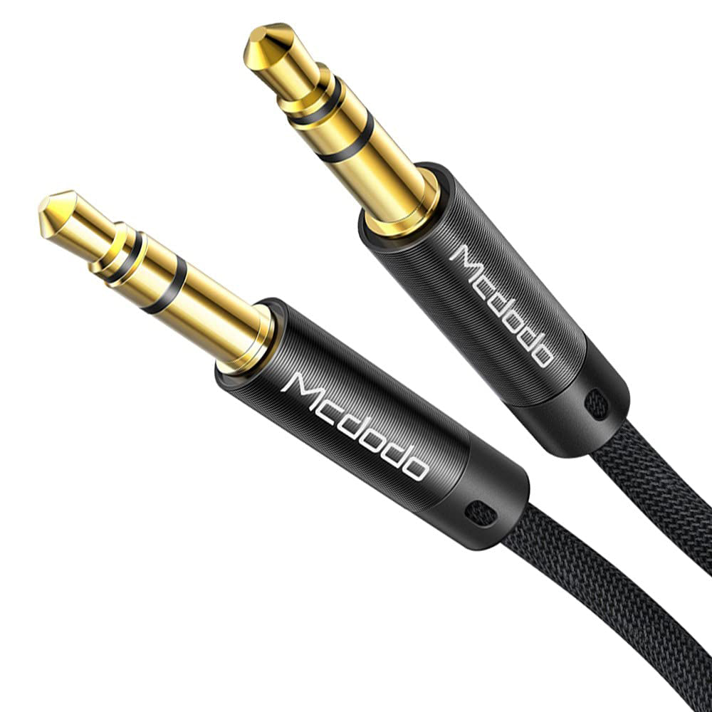Audio kábel 3.5mm - 3.5mm McDodo CA-6640, 1.2m, Fekete