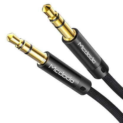 Audio kábel 3.5mm - 3.5mm McDodo CA-6640, 1.2m, Fekete