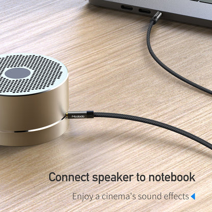 Audio kábel 3.5mm - 3.5mm McDodo CA-6640, 1.2m, Fekete