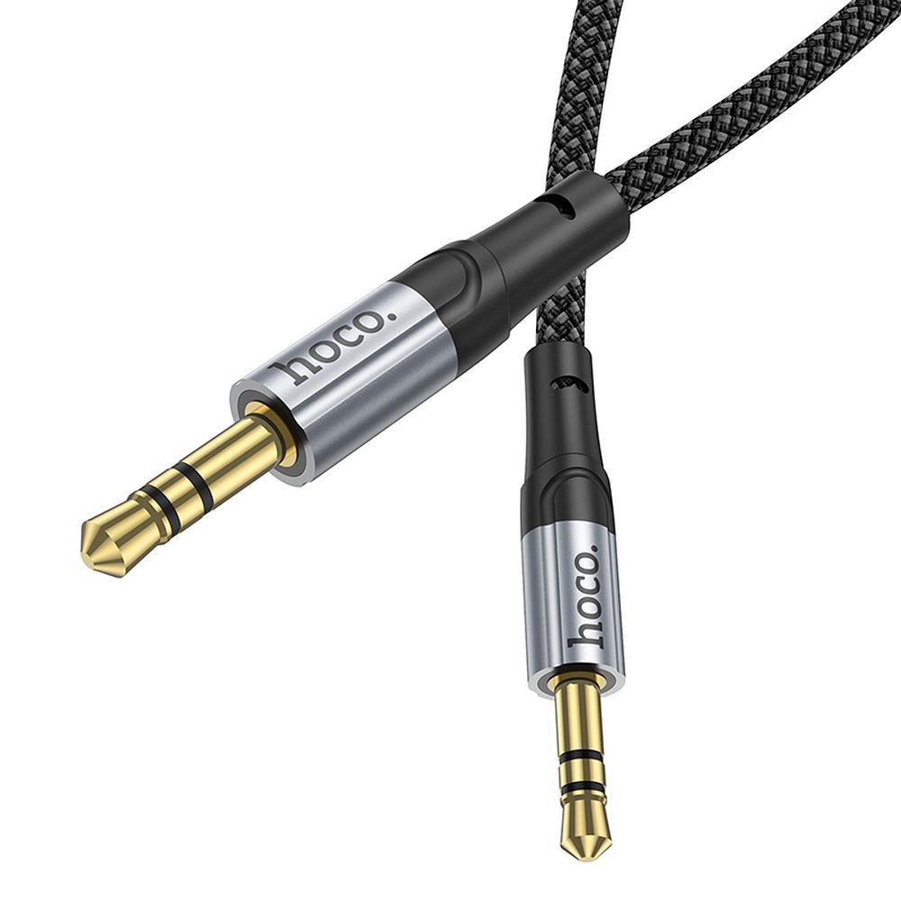 Audio kábel 3.5mm - 3.5mm HOCO UPA26, 1m, Fekete