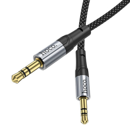 Audio kábel 3.5mm - 3.5mm HOCO UPA26, 1m, Fekete