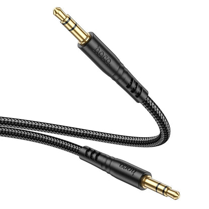 Audio kábel 3.5mm - 3.5mm HOCO UPA24, 1m, Fekete