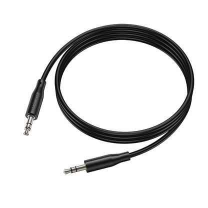 3,5 mm-es audio kábel - 3,5 mm-es Borofone BL26 Standard, 1 m, fekete