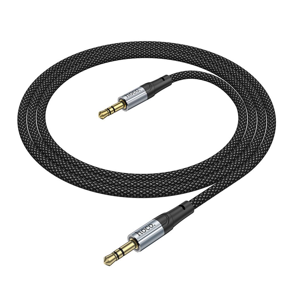 Audio kábel 3.5mm - 3.5mm HOCO UPA26, 1m, Fekete
