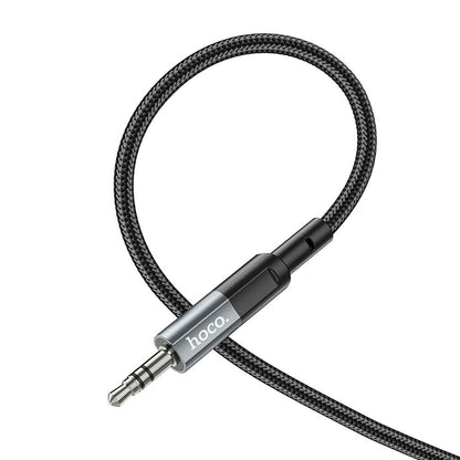 Audio Cable 3.5mm - 3.5mm HOCO UPA23, 1m, Gray