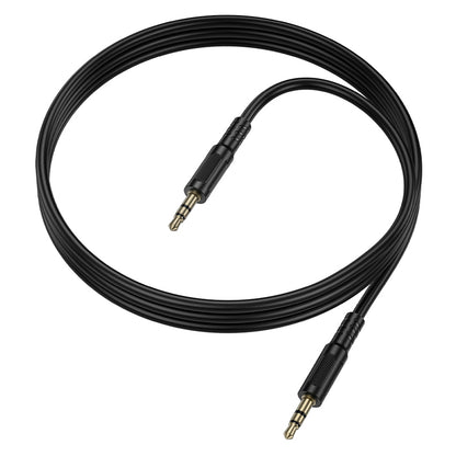 Audio kábel 3.5mm - 3.5mm Borofone BL25 Nice, 1m, Fekete