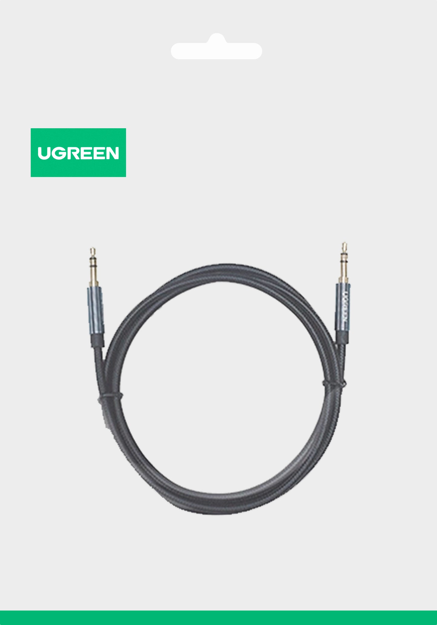 Audio kábel 3.5mm - 3.5mm UGREEN AV112, 1m, Fekete