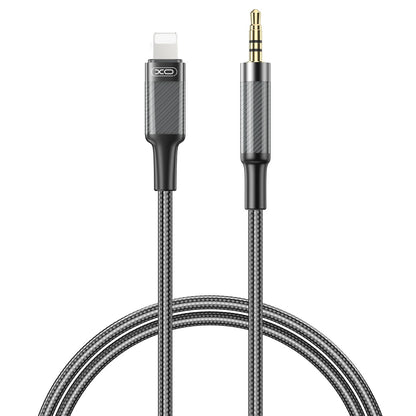Audio kábel Lightning - 3.5mm XO Design NB-R279A, 1m, Fekete