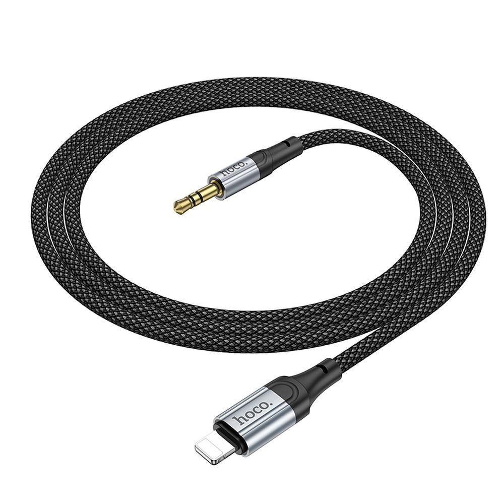Audio kábel Lightning - 3.5mm HOCO UPA26, 1m, Fekete