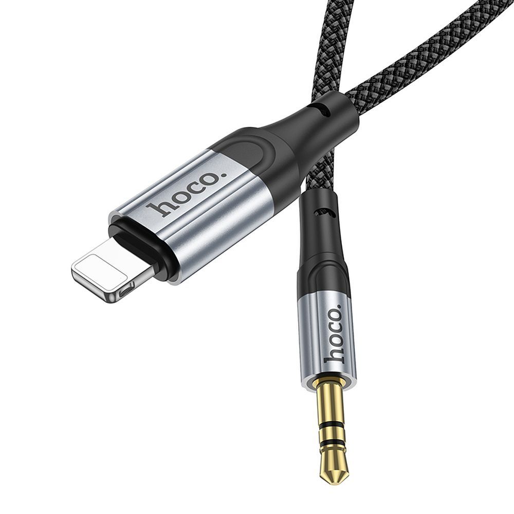 Audio kábel Lightning - 3.5mm HOCO UPA26, 1m, Fekete