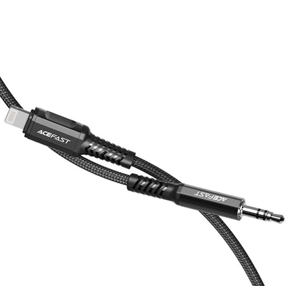 Lightning Audio Kábel - 3.5mm Acefast C1-06, 1.2m, Fekete
