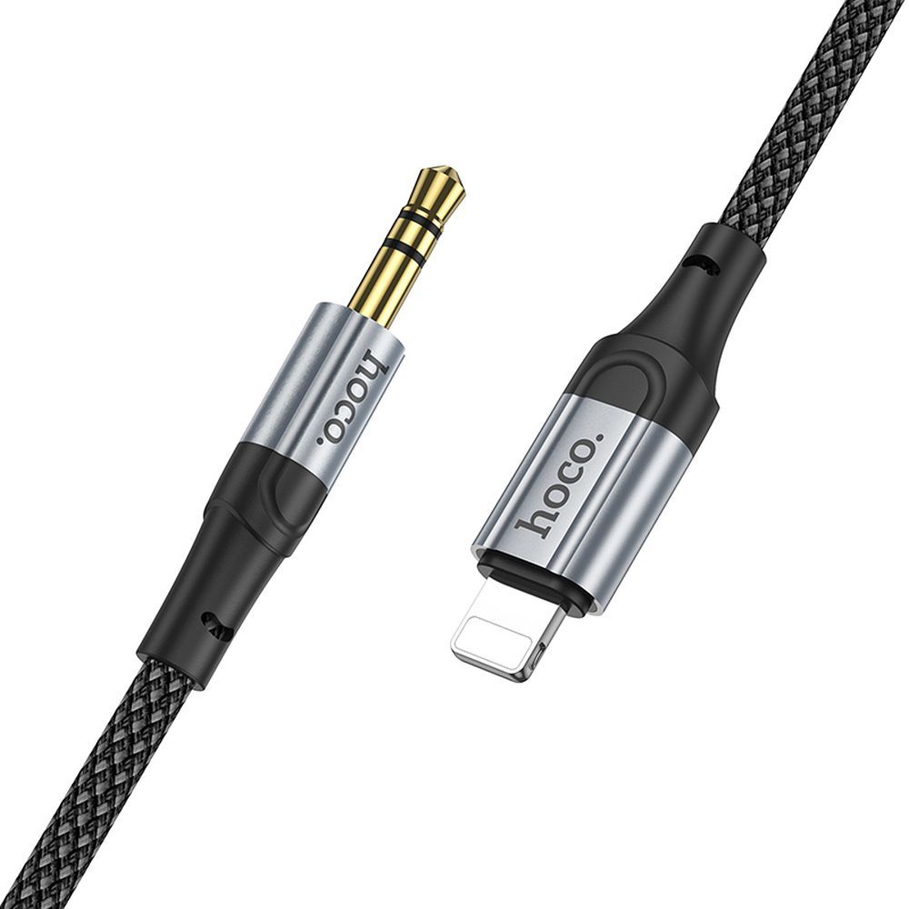 Audio kábel Lightning - 3.5mm HOCO UPA26, 1m, Fekete