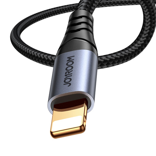 Lightning Audio Kábel - 3.5mm Joyroom SY-A06, 1.2m, Fekete