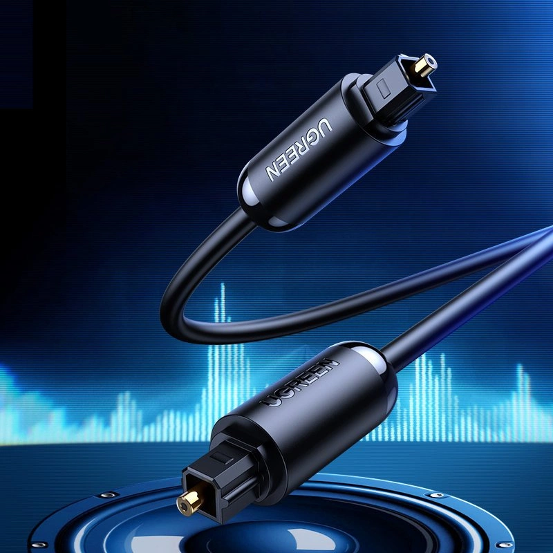 UGREEN AV122 Optikai Audio Kábel, Toslink / SPDIF, 1.5m, Fekete