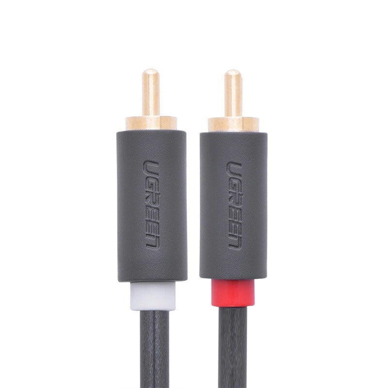 UGREEN AV104 Audio kábel, 2 x RCA - 2 x RCA, 2m, Fekete