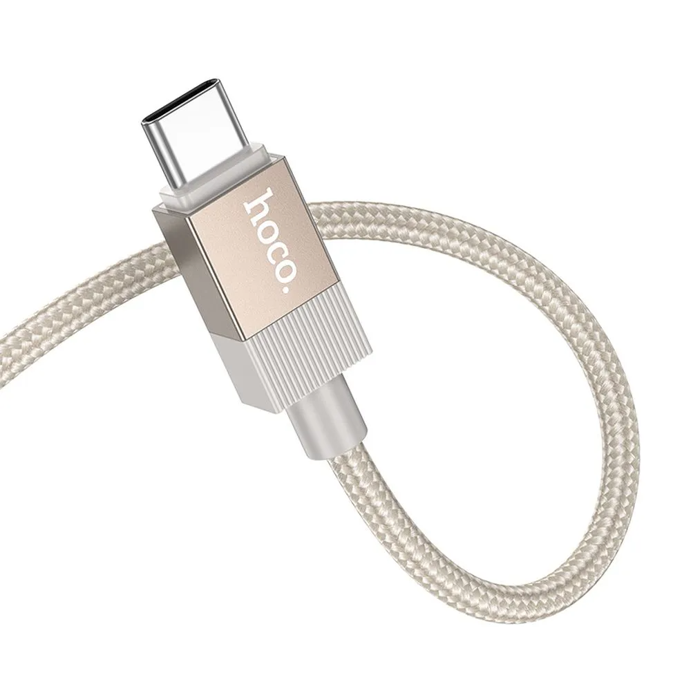 USB-C - 3,5 mm-es HOCO UPA32B audio kábel, 1m, Arany