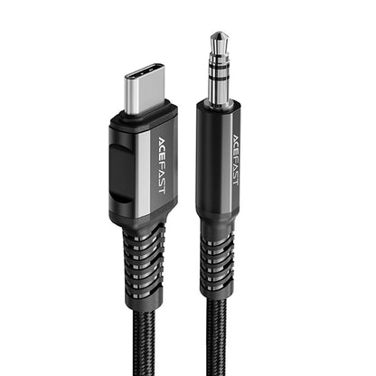 Audio kábel USB-C - 3.5mm Acefast C1-08, 1.2m, Fekete