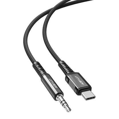Audio kábel USB-C - 3.5mm Acefast C1-08, 1.2m, Fekete